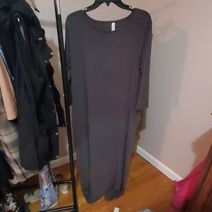 Long grey maxi